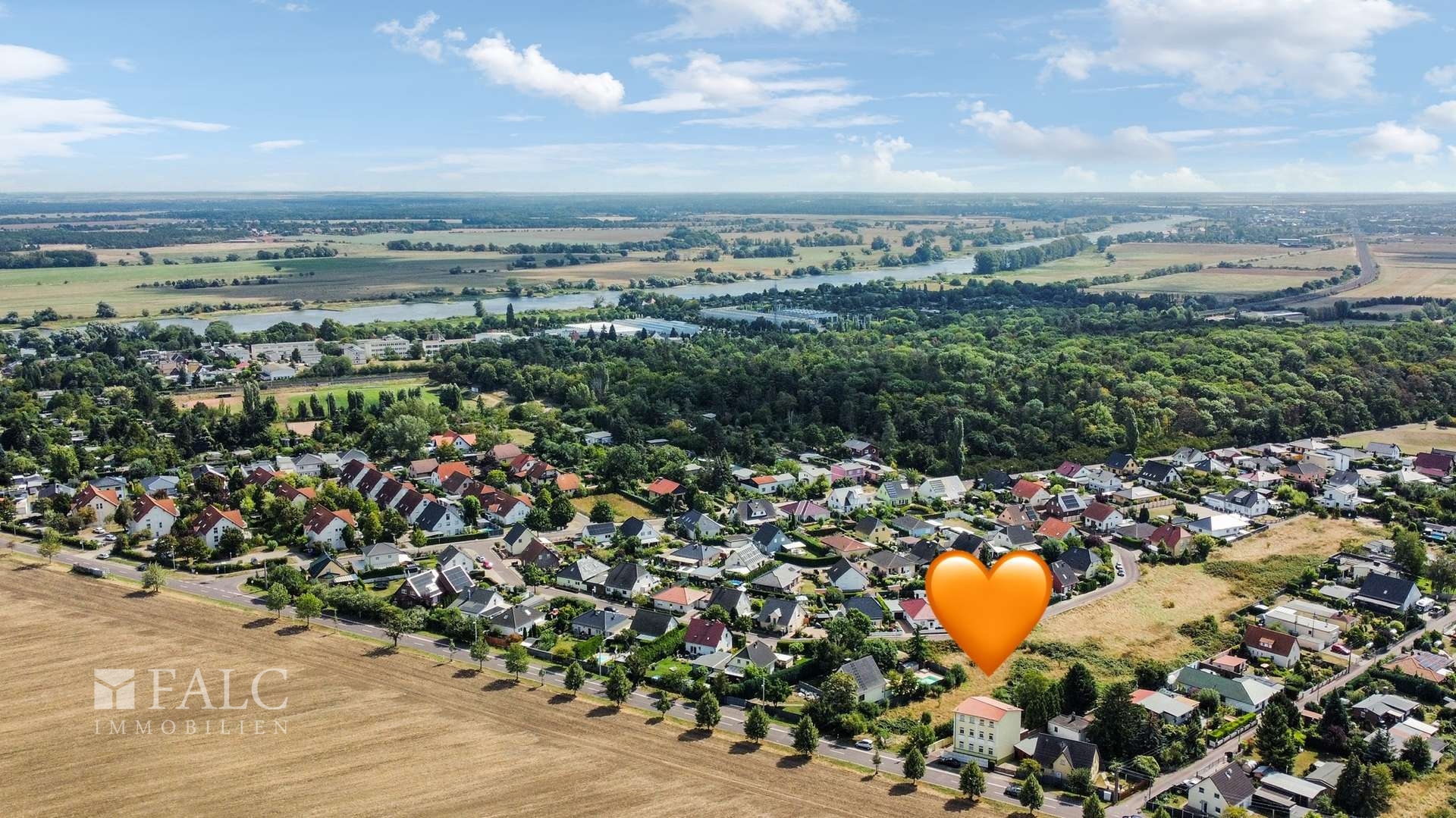 Luftbild Blick Süden